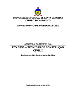 Apostila Tecnicas da Constru&ccedil;&atilde;o Civil I - NPC