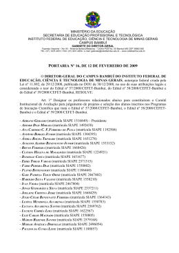Portaria 14 - Comit&ecirc; Institucional