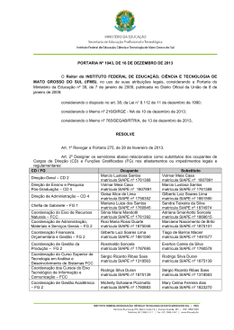 Portaria n&deg; 1043