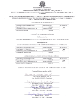 servico publico federal ministerio da educacao - IF Sertão-PE