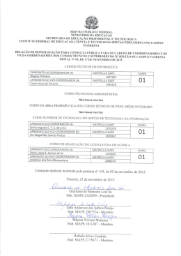 servico publico federal ministerio da educacao - IF Sert&atilde;o-PE