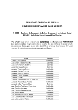 resultado do edital n&deg; 036/2010 col&eacute;gio cenecista jos&eacute; elias moreira