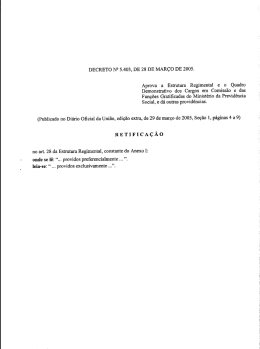 DECRETO Ng 5.403, DE 28 DE MARÇO DE 2005. Aprova a