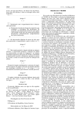 Decreto-Lei nº 66/2005