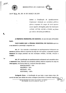 `LE1N° Leg 105, DE 18 DE MARÇO DE 2005