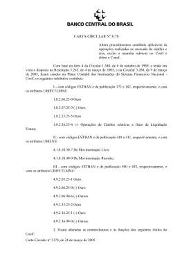 CARTA-CIRCULAR 3178 , de 28/03/2005