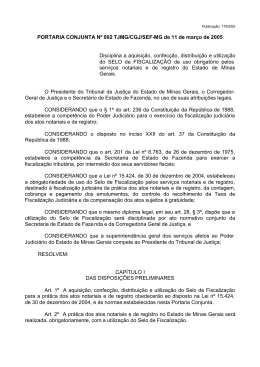portaria conjunta nº 002/2005