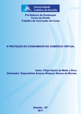 Filipe Daniel de Mello e Silva - Universidade Cat&oacute;lica de Bras&iacute;lia
