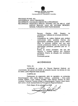 processo RCand 452
