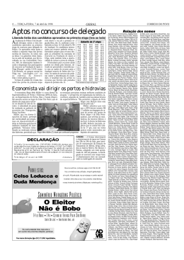 Aptos no concurso de delegado