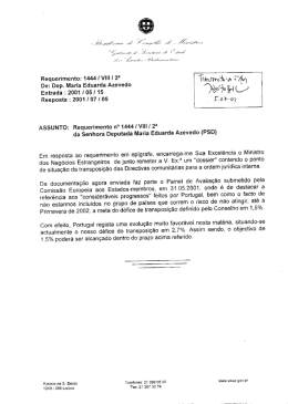 r . De: Dep. Maria Eduarda Azevedo ` j “Mímm J" ^ /Ívl