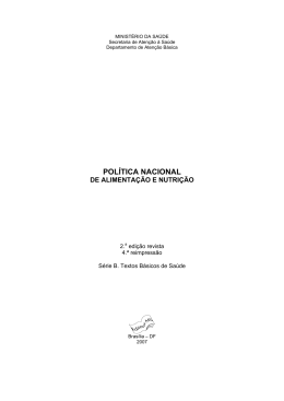 POL&Iacute;TICA NACIONAL - Conselho Nacional de Sa&uacute;de