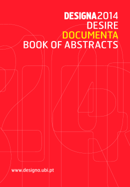 DESIGNA2014 - Universidade da Beira Interior