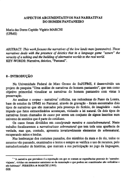 (UFMS) KEY-WORDS: Narrative, de