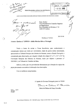 Divulga&ccedil;&atilde;o n.&ordm; 48/2013 - ao Conselho Superior da Magistratura