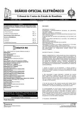 DOe/0839/TCE-RO - Data: 23/01/2015