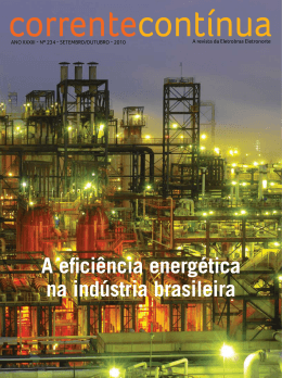 A efici&ecirc;ncia energ&eacute;tica na ind&uacute;stria brasileira