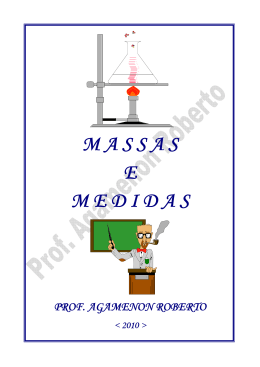 CÁLCULOS E MASSAS-TEORIA - Química