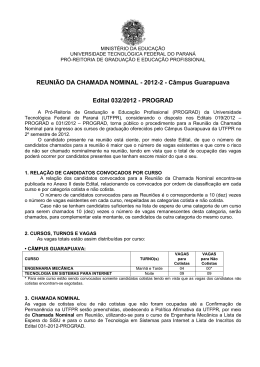 edital de convocação