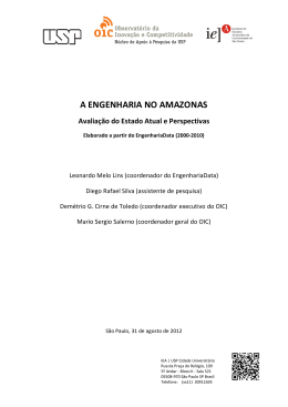 A ENGENHARIA NO AMAZONAS