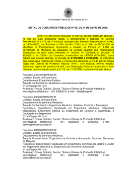 EDITAL DE CONCURSOS P&Uacute;BLICOS N&ordm; 08, DE 24 DE ABRIL DE