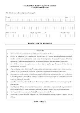 PROVA BIOLOGIA