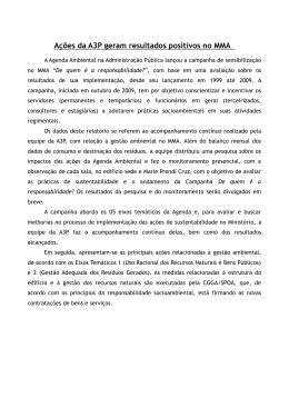 A&ccedil;&otilde;es da A3P geram resultados positivos no MMA