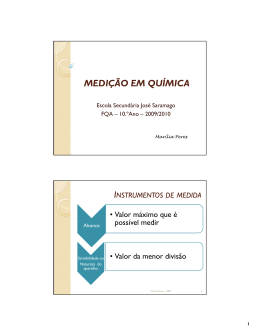 &Atilde; &Iacute; &Atilde; &Iacute; MEDI&Ccedil;&Atilde;O EM QU&Iacute;MICA