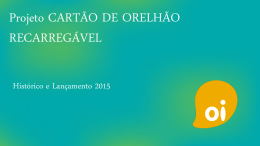 Apresenta&ccedil;&atilde;o Oi