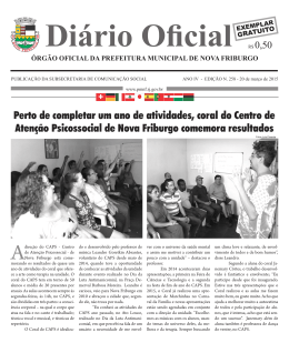 Perto de completar um ano de atividades, coral do Centro de
