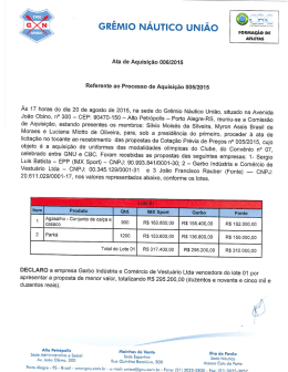 Ata de Aquisição – 006.2015 - GNU