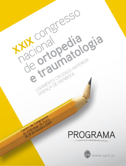 Programa Final - Sociedade Portuguesa de Ortopedia e