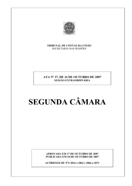 37 - Tribunal de Contas da União