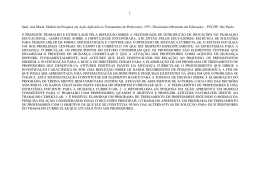 Saul, Ana Maria. Modelo da Pesquisa em A&ccedil;&atilde;o Aplicado ao