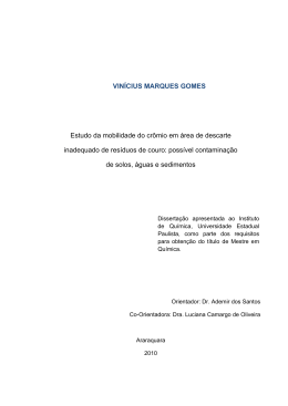 VIN&Iacute;CIUS MARQUES GOMES Estudo da mobilidade do cr&ocirc;mio em