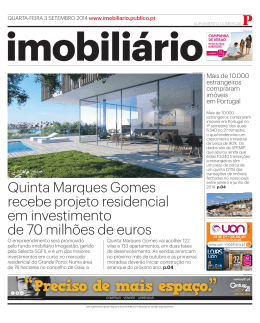 Quinta Marques Gomes recebe projeto residencial em investimento