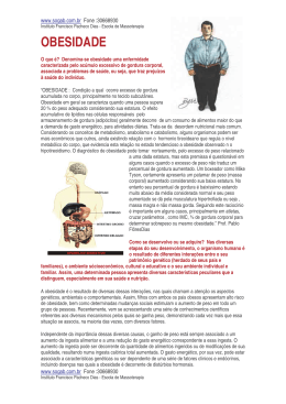 Apostila de Obesidade