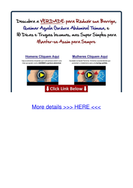 V&iacute;deo Revela Dicas de Como Eliminar Gordura Corporal Dm2t