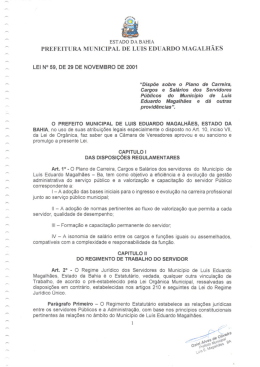 PREFEITURA MUNICIPAL DE LUIS EDUARDO MAGALHAES