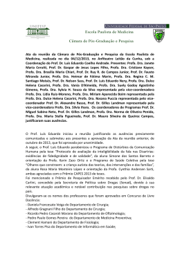 Escola Paulista de Medicina C&acirc;mara de P&oacute;s