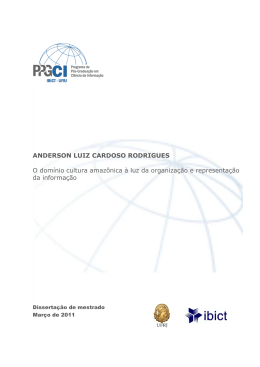 ANDERSON LUIZ CARDOSO RODRIGUES O dom&iacute;nio