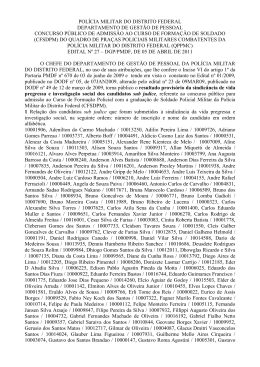 Edital n&deg; 27 - Resultado provis&oacute;rio da sindic&acirc;ncia de