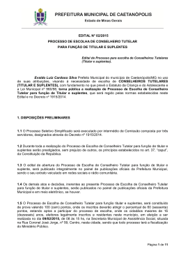 EDITAL N&deg; 02/2014 - Prefeitura de Caetan&oacute;polis