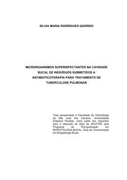 SILVIA MARIA RODRIGUES QUERIDO MICRORGANISMOS