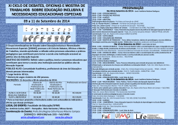 XI CICLO CARTAZ 2014