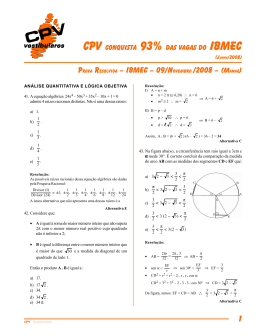 An&aacute;lise Quantitativa e L&oacute;gica Objetiva