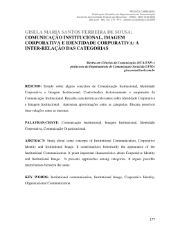 gisela maria santos ferreira de sousa: comunica&ccedil;&atilde;o institucional