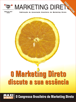 Revista Marketing Direto - Número 33, Ano 04, Novembro