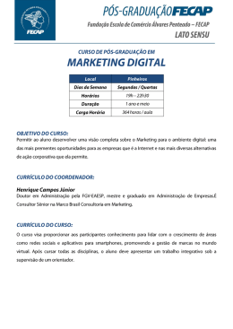 Matriz Curricular