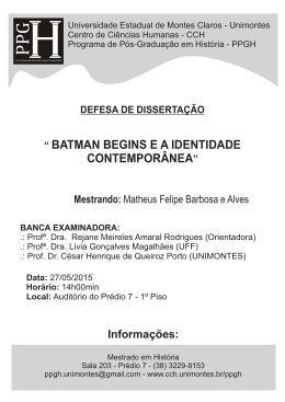 Matheus Felipe Barbosa e Alves - Unimontes